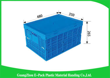 Mesh Folding Storage Crates, Materialien der Haushalts-zusammenklappbare Plastikvoorratsbehälter-pp.