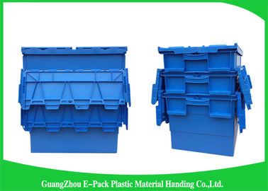 Lager-Plastikvoorratsbehälter mit Deckeln, 600 * 400 * 315mm kundengebundene Speicherplastikkästen