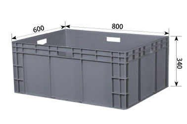 Standard-WarehouseEuro, das die Behälter bewegen Lagerung Grey Light Weight stapelt