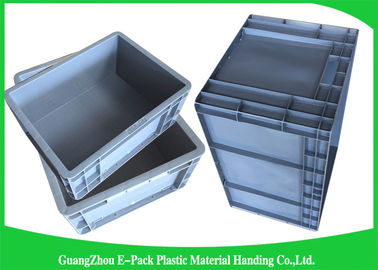 Standard-WarehouseEuro, das die Behälter bewegen Lagerung Grey Light Weight stapelt
