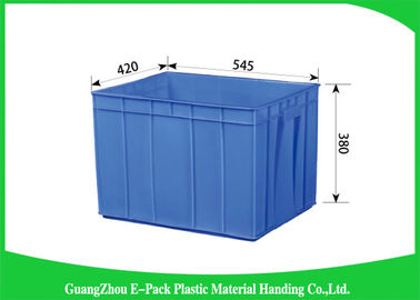 Das Rechteck, das Plastikspeicherbehälter faltet lang, Nutzungsdauer 545 * 420 * 380mm