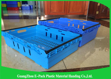 Customzized Mesh Plastic Food Crates mit ergonomischen Griffen oder Handgriffen