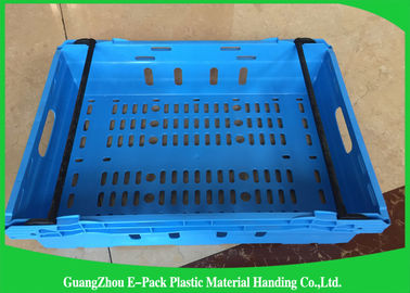 Customzized Mesh Plastic Food Crates mit ergonomischen Griffen oder Handgriffen