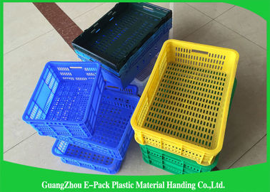 Gesundheits-Mesh Plastic Food Crates Food-Grad-Mini-Markts-einfaches Stapeln