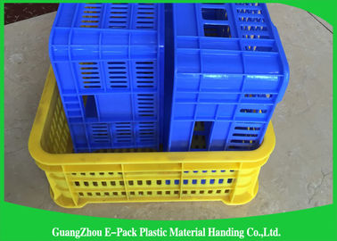 Gesundheits-Mesh Plastic Food Crates Food-Grad-Mini-Markts-einfaches Stapeln
