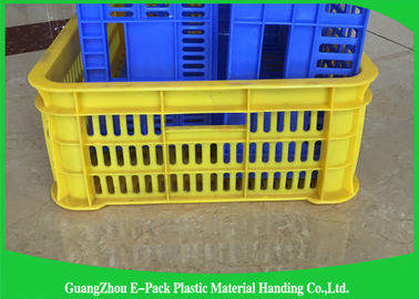 Gesundheits-Mesh Plastic Food Crates Food-Grad-Mini-Markts-einfaches Stapeln