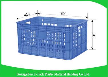 Mesh Vegetablestacking Storage Boxes, große große verpackende Plastikkisten zusammenklappbar