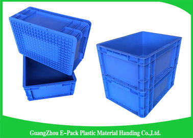 Große Kapazitäts-Plastikstapelcontainer, die Transport-Blau einlagern