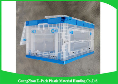 Stapelbarer zusammenklappbarer Plastikbehälter-Hilfstransport 600 * 400 * 88mm