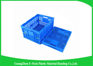 Dauerhafter Mesh Ventilated Folding Plastic Crates tragbares stapelbares 600 * 400 * 400mm