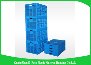 Dauerhafter Mesh Ventilated Folding Plastic Crates tragbares stapelbares 600 * 400 * 400mm