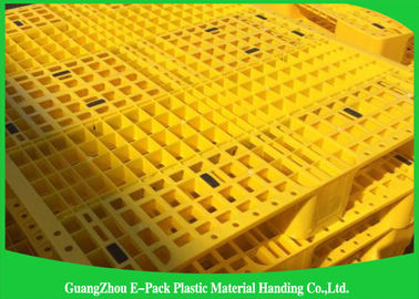 Hochleistungs-blaue Kunststoffpaletten Rackable 1 Ton Steel Reinforced 1200*1000mm