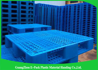Hochleistungs-blaue Kunststoffpaletten Rackable 1 Ton Steel Reinforced 1200*1000mm