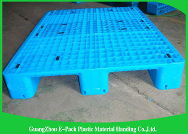 Hochleistungs-blaue Kunststoffpaletten Rackable 1 Ton Steel Reinforced 1200*1000mm