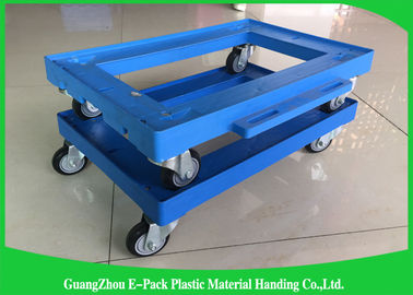 Faltender Hochleistungs- beweglicher Transportwagen, antistatische Plastik-Dolly Cart 61q2 * 412 * 145mm