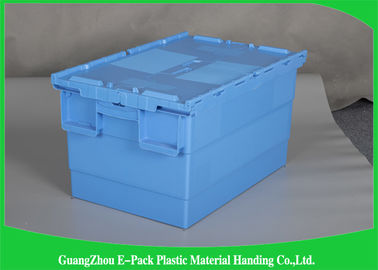 Lager-Plastikvoorratsbehälter mit Deckeln, 600 * 400 * 315mm kundengebundene Speicherplastikkästen