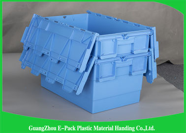 Lager-Plastikvoorratsbehälter mit Deckeln, 600 * 400 * 315mm kundengebundene Speicherplastikkästen