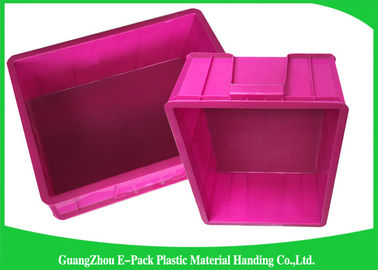 Mini Load Euro Containers With-Deckel, Standardstapelnde Plastikmaterialien der Kasten-pp.