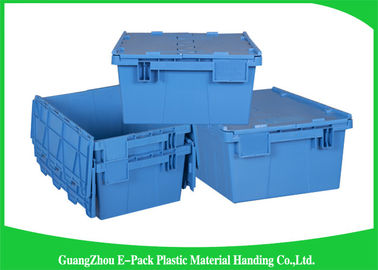 befestigte Behälter-Plastikharte Beanspruchung des Deckel-60L stapelbar, 600 * 400 * 365mm bewegend