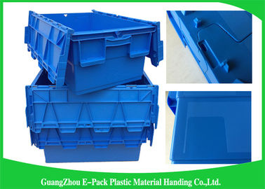 600 * 400 * 315mm befestigte Deckel-Plastikbehälter stapelbar und nistbare pp.-Materialien