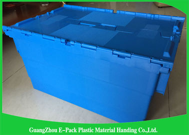 Verpackende logistische große Plastikbehälter, Verteilungs-Tote With Hinged Lid Rentable-Bewegen