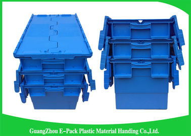 Verpackende logistische große Plastikbehälter, Verteilungs-Tote With Hinged Lid Rentable-Bewegen