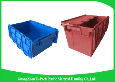 Lager nistbarer Plastik-Tote Boxes/stapelbare Behälter mit eingehängten Deckeln