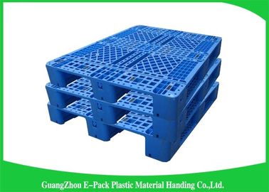 Eintritts-Art der blauer recyclebarer Transport-industrielle Kunststoffpalette-4-Way