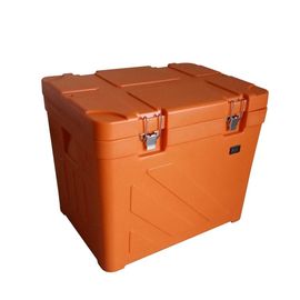 Orange ungiftiger Plastikkühler Isolierkasten, kaltes Magazin des Picknick-110L
