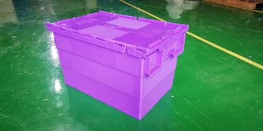 Wasser- Beweis 600*400*365 Millimeter Plastiktotalisatoren mit diebstahlsicherer Knopf-Dichtung stapelnd