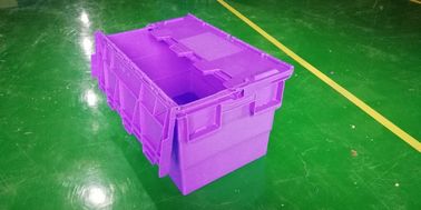 Wasser- Beweis 600*400*365 Millimeter Plastiktotalisatoren mit diebstahlsicherer Knopf-Dichtung stapelnd