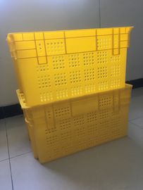 Dauerhafte Plastiknahrungsmittelkisten, Nistenfrucht-Gemüse pp. Mesh Crates DC-Lager stapelnd