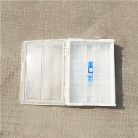 Befestigte Deckel zusammenklappbarer Plastik-Tote Boxes/faltbarer Plastikbehälter