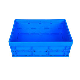 Stabile blaue zusammenklappbare Plastikbehälter/faltende Plastikkisten