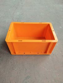 Orange Farbeuro Behälter 300*200 Millimeter/stapelbare Plastikvorratsbehälter stapelnd