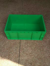 Standardgrößen-Förderer der Jungfrau-Polyäthylen-grüner stapelbarer Plastikvorratsbehälter-600*400*230mm und sortieren System