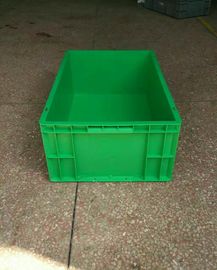 Standardgrößen-Förderer der Jungfrau-Polyäthylen-grüner stapelbarer Plastikvorratsbehälter-600*400*230mm und sortieren System
