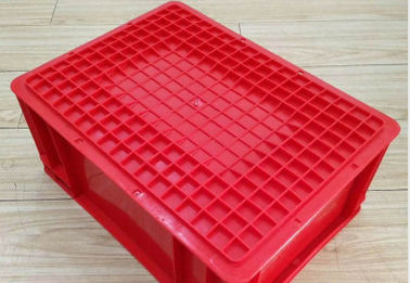 Jungfrau-roter PlastikEuro den Förderer der Behälter-400*300 Millimeter stapelnd, der System-Deckel-Wahl sortiert