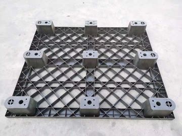 HDPE verstärkte Schwarz-Kunststoffpaletten 1200*1000 Millimeter