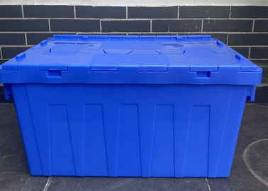 Recycable-Logistik stapeln befestigte Deckel-Plastikbehälter