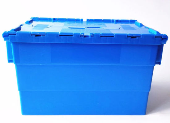 Blauer Plastikvorratsbehälter Grey Greens 60L mit Deckel