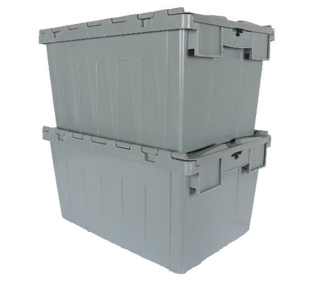 Standard-logistische Plastikversandtotalisatoren Gray Color der Jungfrau-pp.