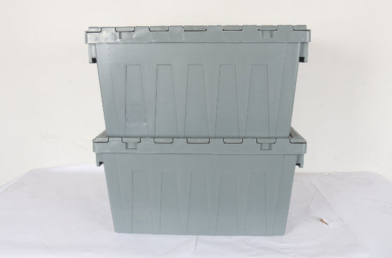 Standard-logistische Plastikversandtotalisatoren Gray Color der Jungfrau-pp.
