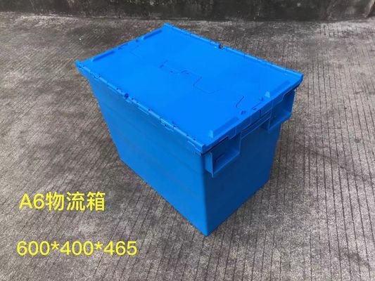 Theftproof 600*400mm Plastikspeichertotalisatoren mit eingehängtem Deckel