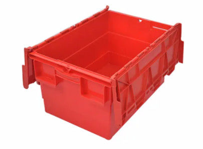 Kundenspezifische Speicherverschachtelung Tote Boxes With Attached Lids