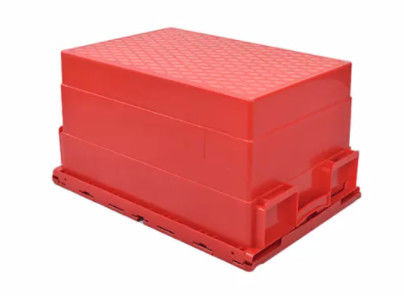 Kundenspezifische Speicherverschachtelung Tote Boxes With Attached Lids