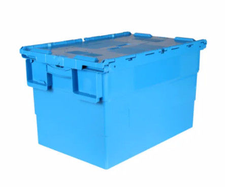 Jungfrau-befestigte Deckel-Plastikbehälter nistbarer stapelbarer umziehender Tote Box
