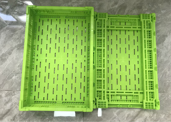Polyäthylen-Obst- und GemüsePlastikkisten für Versandfarbgewohnheit
