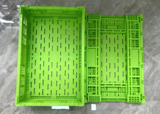 Faltbare Mesh Wall Turnover Plastic Storage-Kisten für Gemüsefrüchte