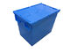 225kgs Plastic Attached Lid Containers Turnover Storage Box